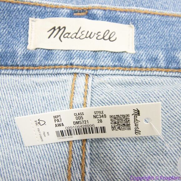 NEW Madewell The Momjean in Austrey‎ Wash: Ripped Edition, 28 - Picture 12 of 14